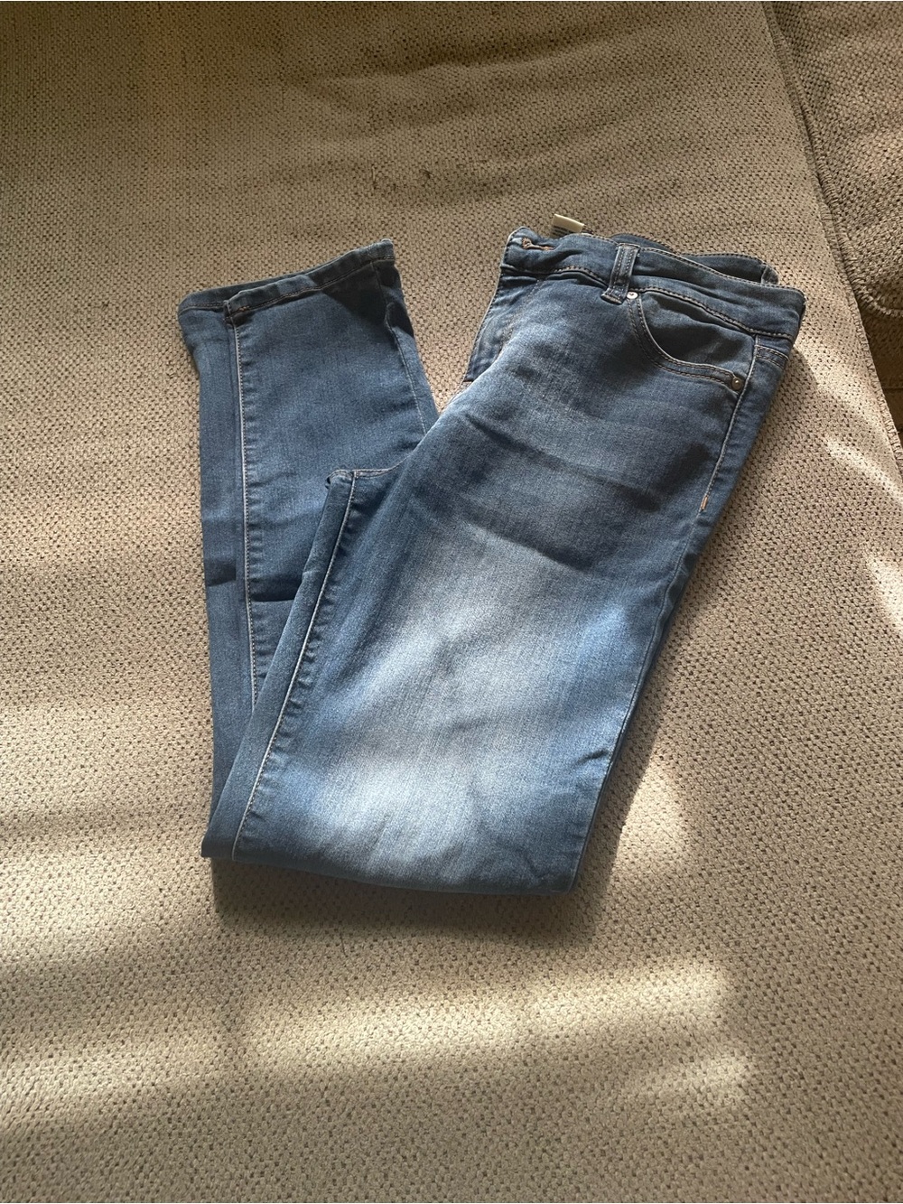Light Blue Stretch Denim Jeans for Kids - Classic Comfort
